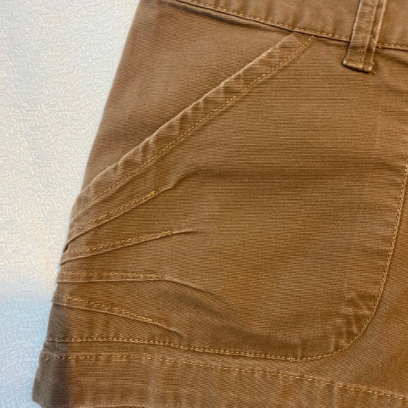 OP Shorts Juniors brown Flower Buttons juniors sz 3 - Picture 4 of 7